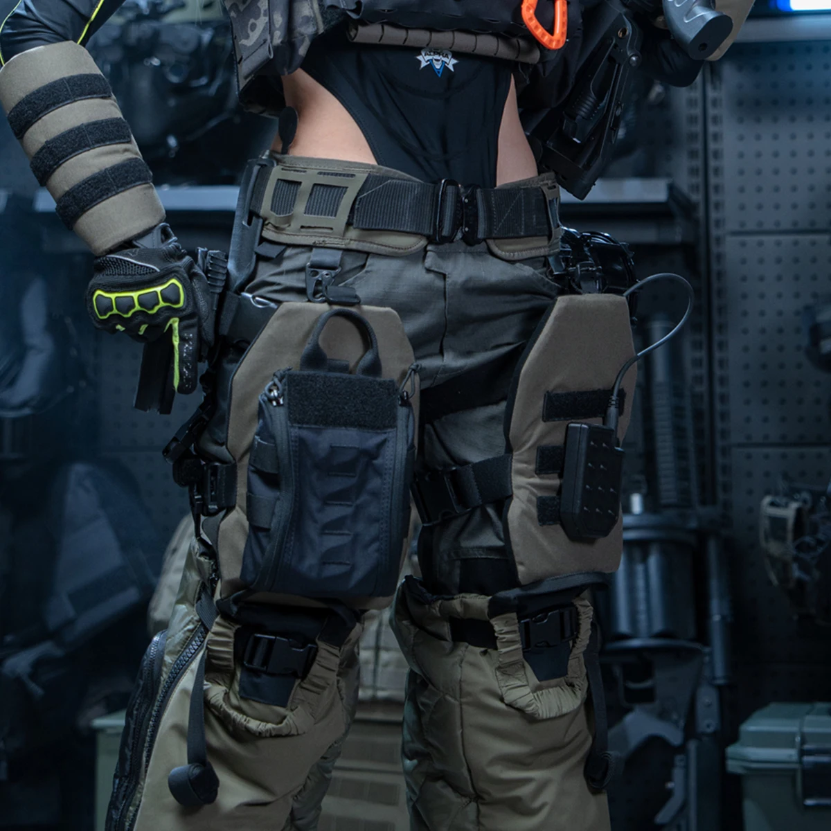 2 قطعة منصة مولي التكتيكية قطرة الساق العالمي قابل للتعديل الحافظة قطرة الساق لوحة الصيد في الهواء الطلق معدات الرماية الادسنس #6