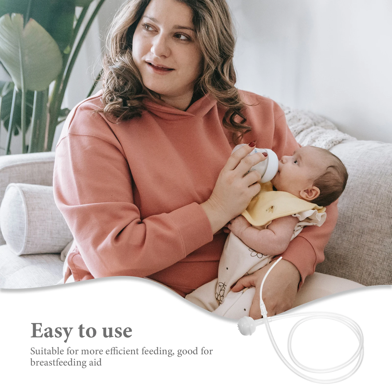 

Breastfeeding Assistant Hose Weighted Straw Tubing Milk Flow Anti Backflow Baby Bottles Feeding Supplies Nursing Aid Practical