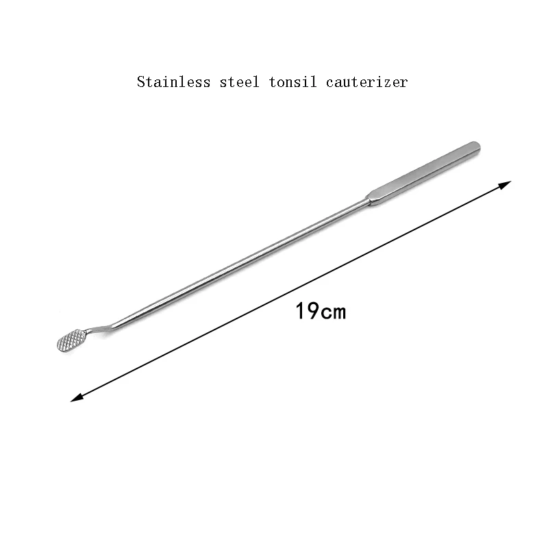 Tonsil cauterization device, pharyngeal flat pecking cauterization device, pharyngeal enlargement and hypertrophy cauterization