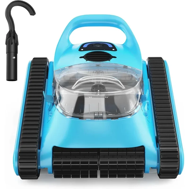 

Cordless Pool Vacuum Above Ground Pool Automatic Robotic Pool Cleaner Waterline Cleaning Powerful Suction