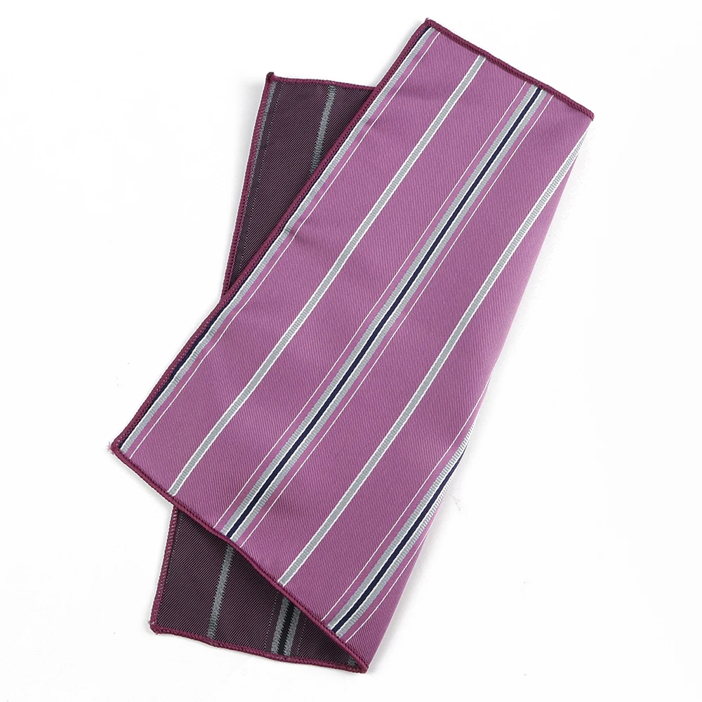 Pañuelo cuadrado de bolsillo a rayas para hombre, pañuelo de poliéster, color verde salvia y rojo, toalla Formal, bolsillo para fiesta, traje cuadrado, accesorios para camisa