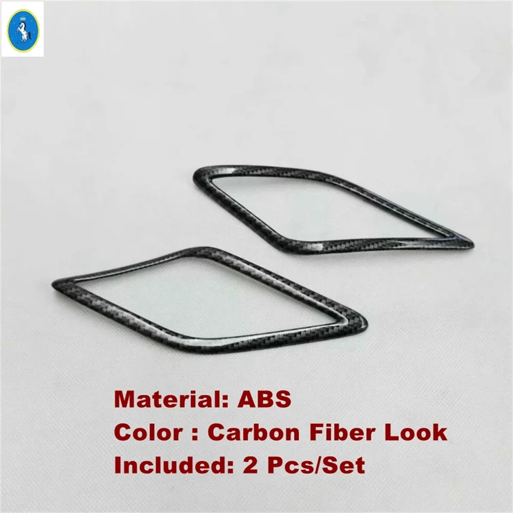 ABS Auto Pillar A Stereo Speaker / Window Glass Lift / Head Lights Decor Frame Accessories Cover Trim For MG ZS EV 2018 - 2023