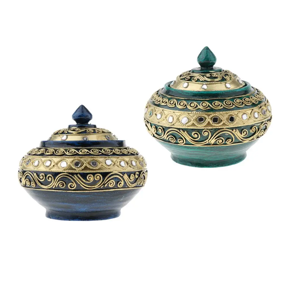 

Vintage Wooden Storage Box, Jewelry Storage Case with Jewelry Organizer, Exquisite Thai Style Trinket Storage Box