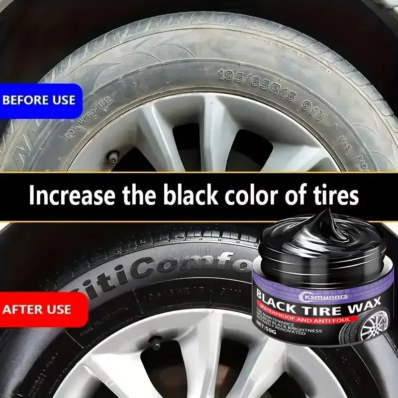 Black Tire Wax: Anti-Aging Crackproof Plastic Repair Multi-Purpose Care