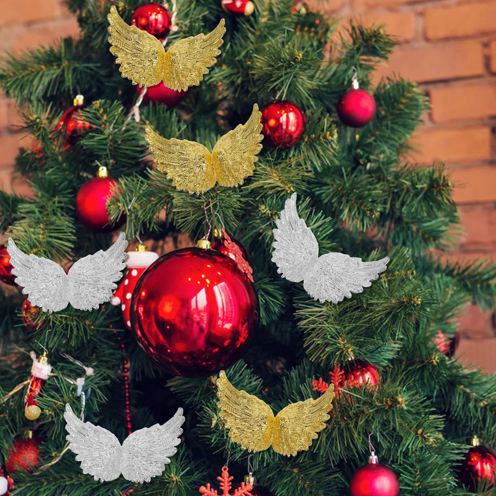 

24Pcs Mini Angel Wing Decoration Wings for DIY Cake Ornaments Birthday Wedding Party Craft Accessories Wing Decoration