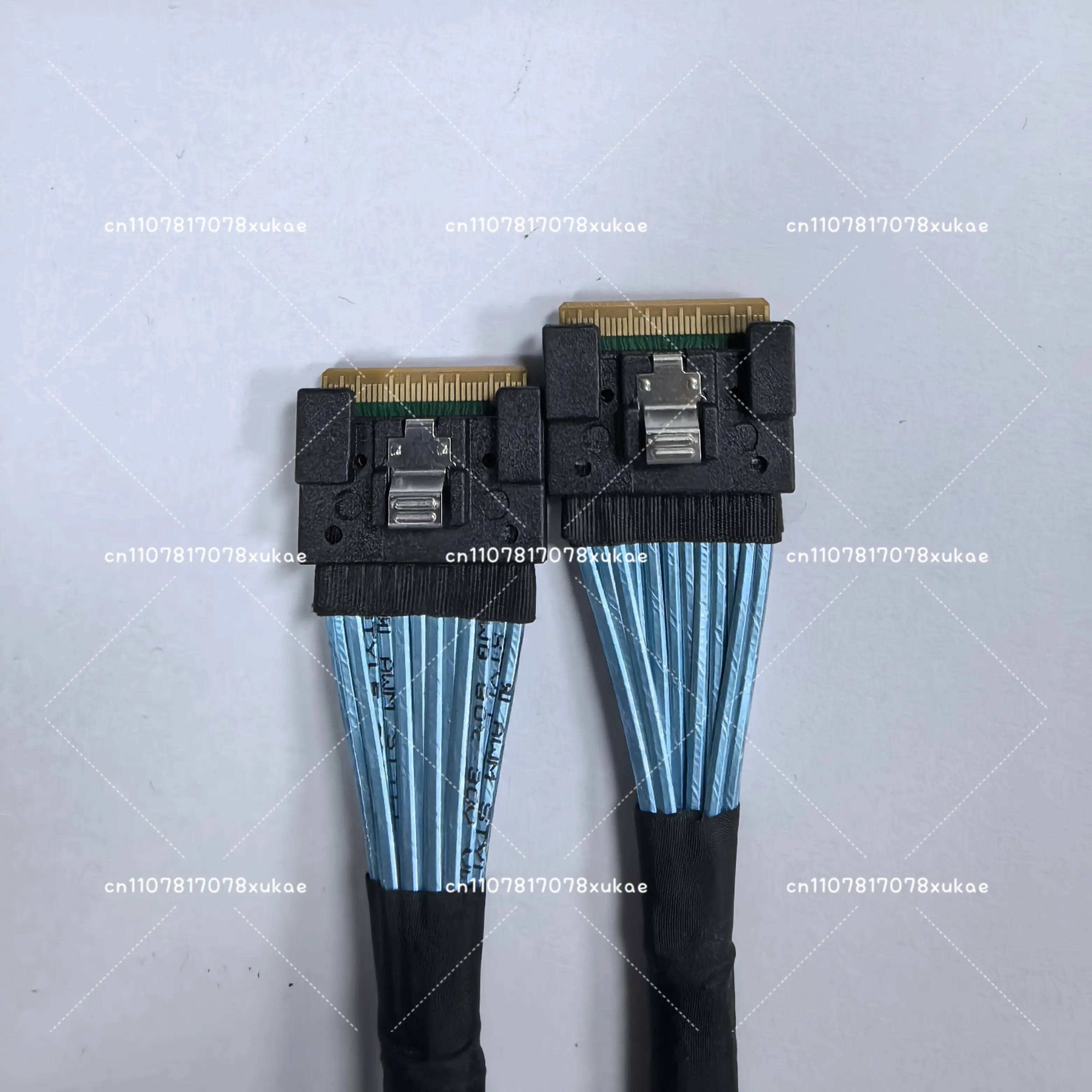Server High Speed Data Cable SlimSAS SFF-8654 8i To SFF-8654 8x 74P Straight