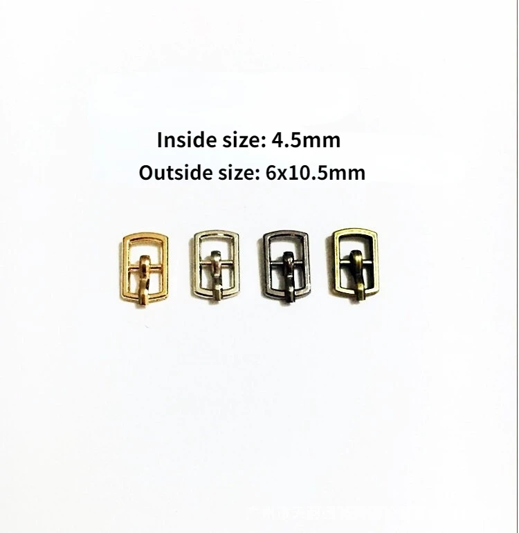 20Pcs 4.5mm Mini Buttons Ultra-small Metal Buttons Belt Buckle Doll Bags Shoes DIY BJD Doll Button Doll Clothes Accessories