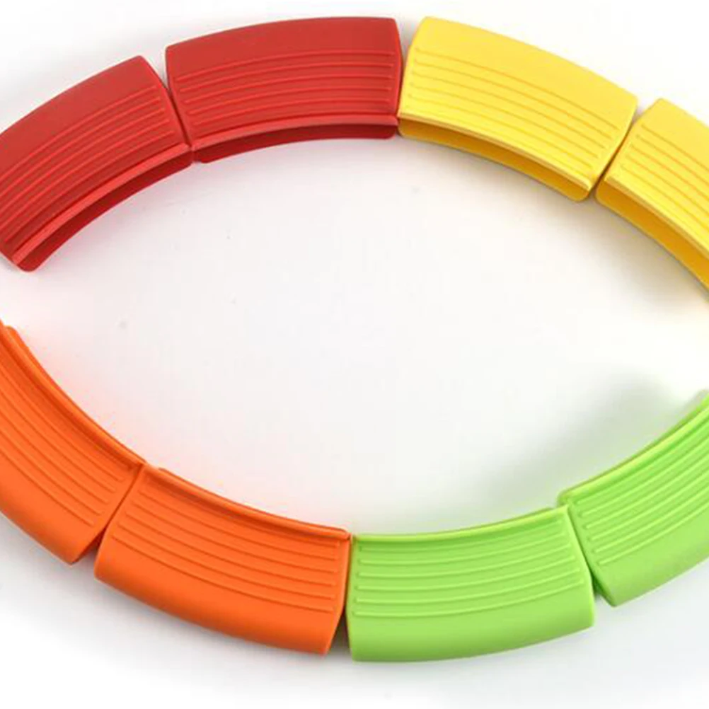 

4pcs Silicone Pot Handle Covers Heat Resistant Non-Slip Grips For Wok Pan Bowl Kitchen Cooking Tools Plate Clips