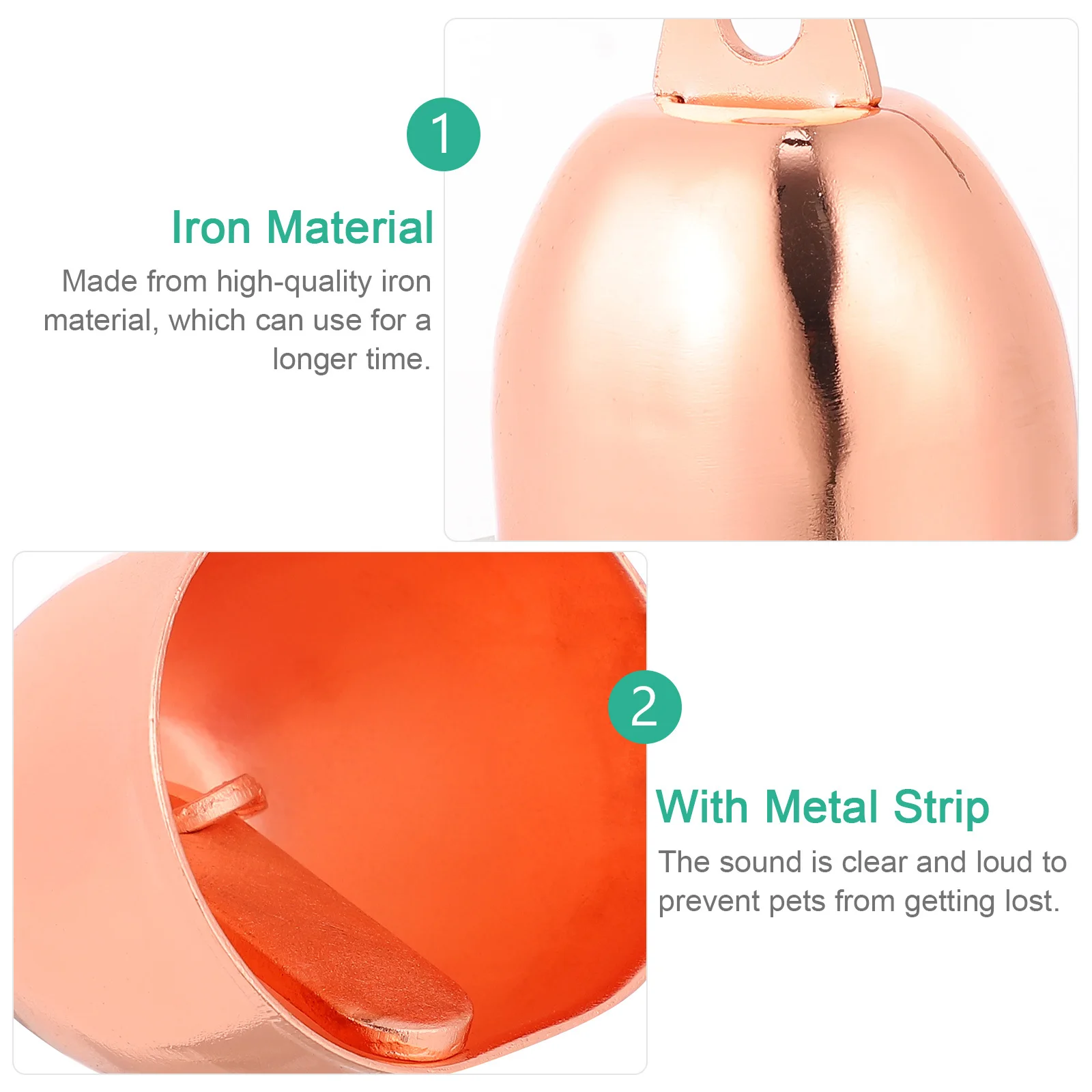 أجراس مضادة للسرقة بصوت عالٍ للبقرة والحصان والأغنام مادة حديد عالية الجودة أنيقة وساحرة وجميلة ومذهلة وأجراس الماشية الحديدية