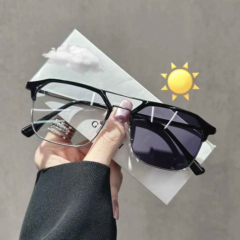 Photo-sensitive Intelligent Color-changing Glasses With Anti-blue Light Feature