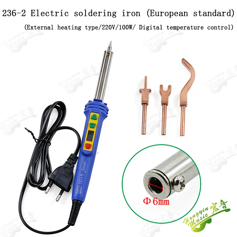 HUATOOL 1303 1304 Piano Hammer Shank Gluing Heating Iron, Piano Technician Tool for Hammer Handle Bonding & Action Repair