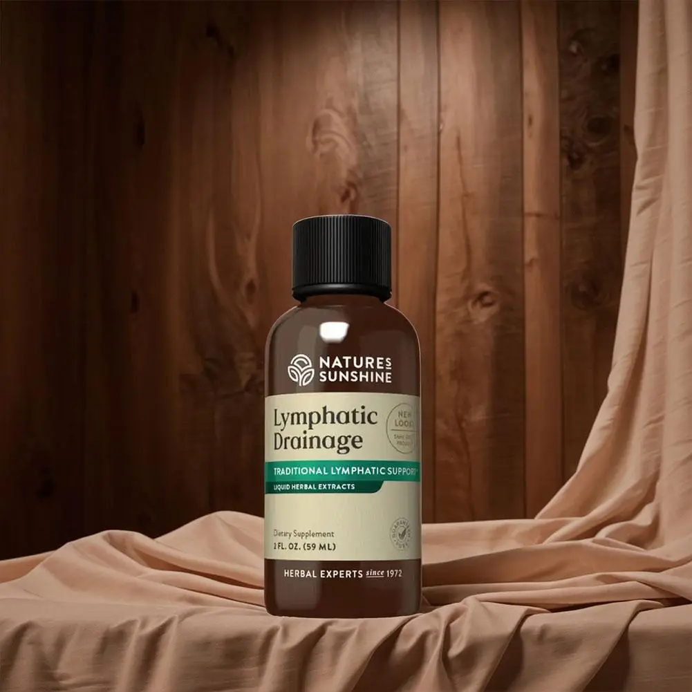 60 مل محلول الفم اللمفاوي النباتات الطبيعية المحمولة عن طريق الفم السائل مكمل الرعاية الصحية اليومية