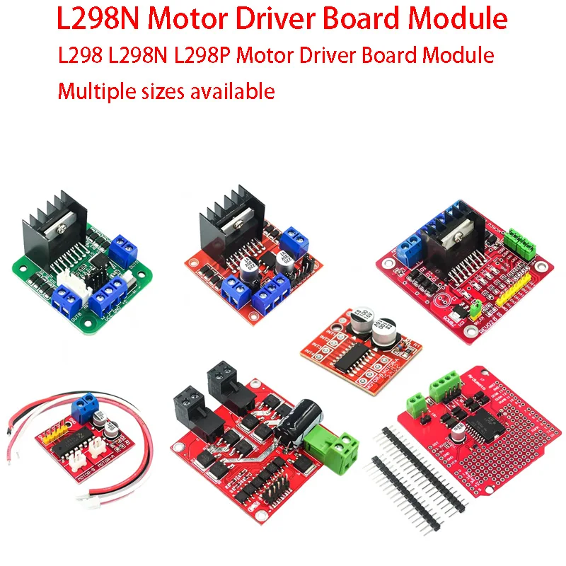 L298N Motor Driver Board Module DC Stepper Motor Motor Smart Car Robot Accessories