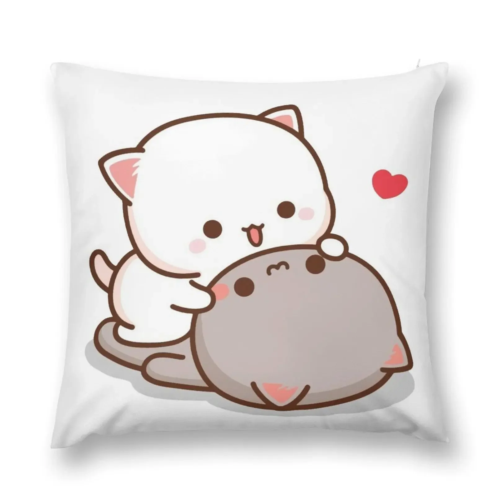 Mochi Mochi Peach Cat cartoon Throw Pillow Couch Pillows Ornamental Pillow Decorative Cover For Living Room pillow