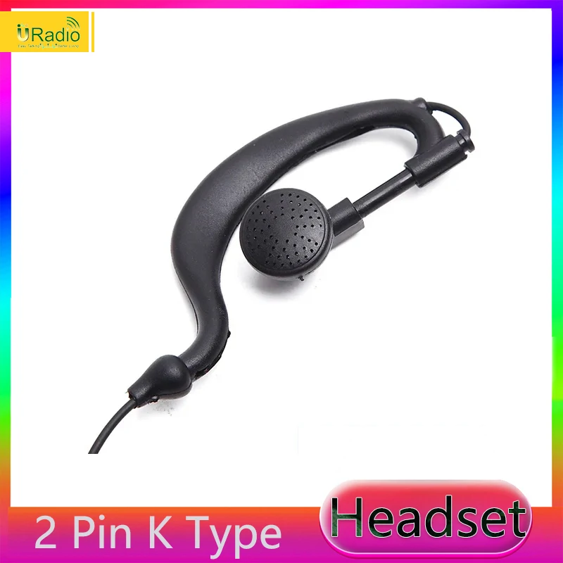 Headset 2 Pin For UV18Pro QuanSheng UV K5 Earpiece UV K6 UV 5R Plus BF DM-1701 UV 17 Plus Walkie Talkie Headphone Two Way Radios