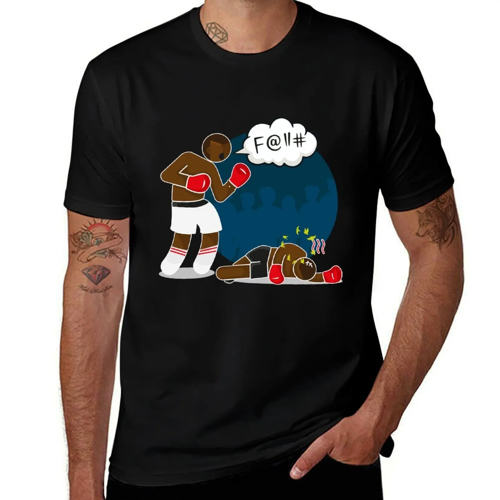 

ALI: Champion’s Roar – Minimal Boxing Victory Illustration T-Shirt oversized Clothing graphic t shirt vintage mens tall t shirts