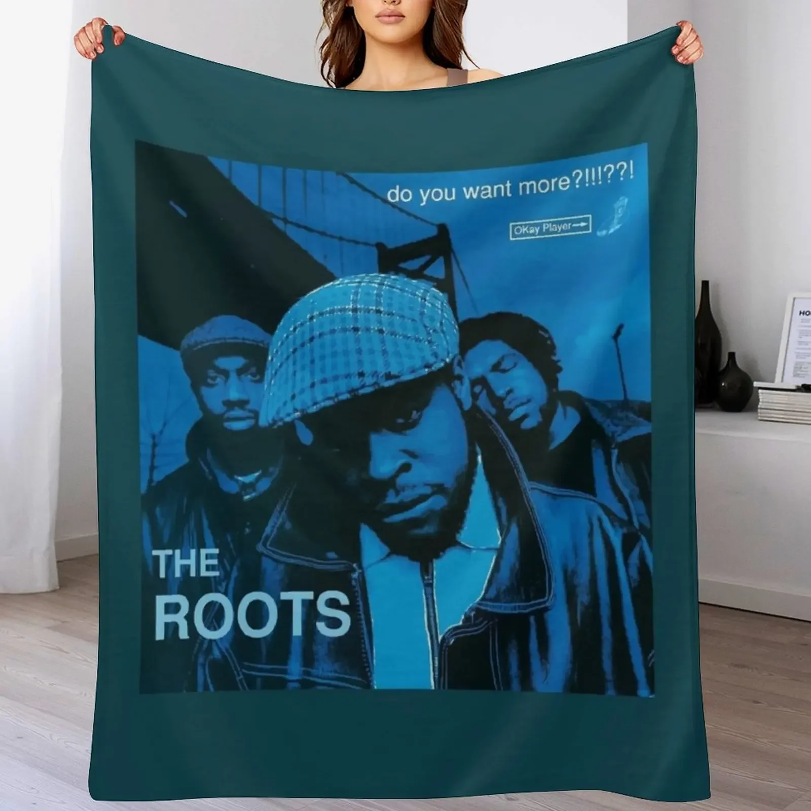 

The Roots - Do You Want More!!!! - Album CoveR Throw Blanket Warm Comfortable Blanket Gift for Parents Friends