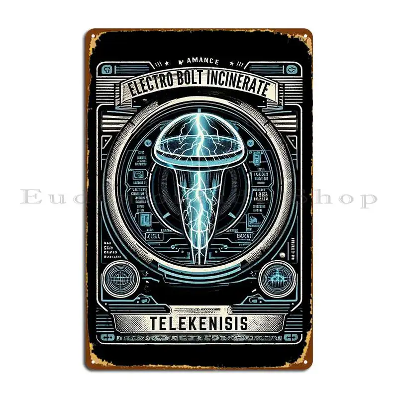 Bioshock Plasmids Famous For Power Lovers Ps2player Metal Plaque Poster Create Designing Funny Kitchen Tin Sign Poster