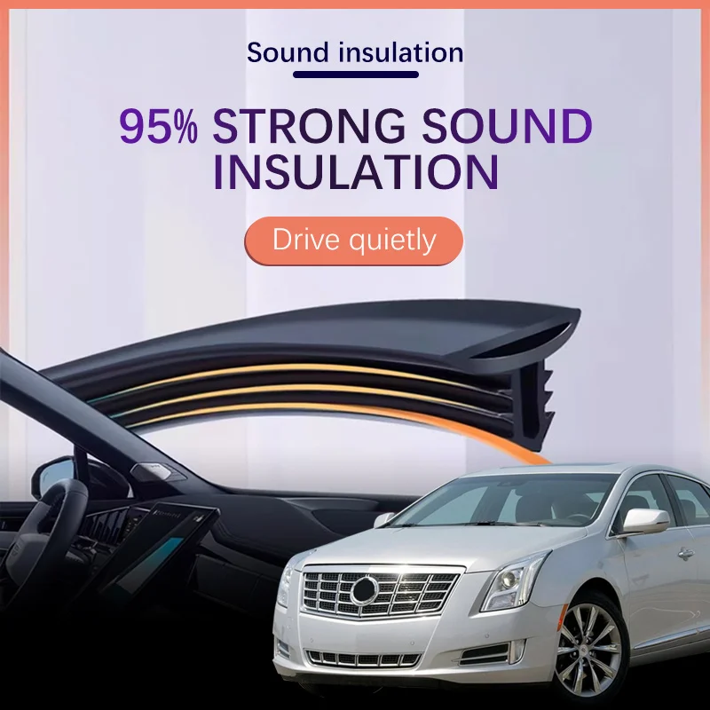 

Car Dashboard Sealing Strip Interior Auto Noise Sound Insulation Rubber Trim Weatherstrip Car Accessorie For Cadillac XTS Import