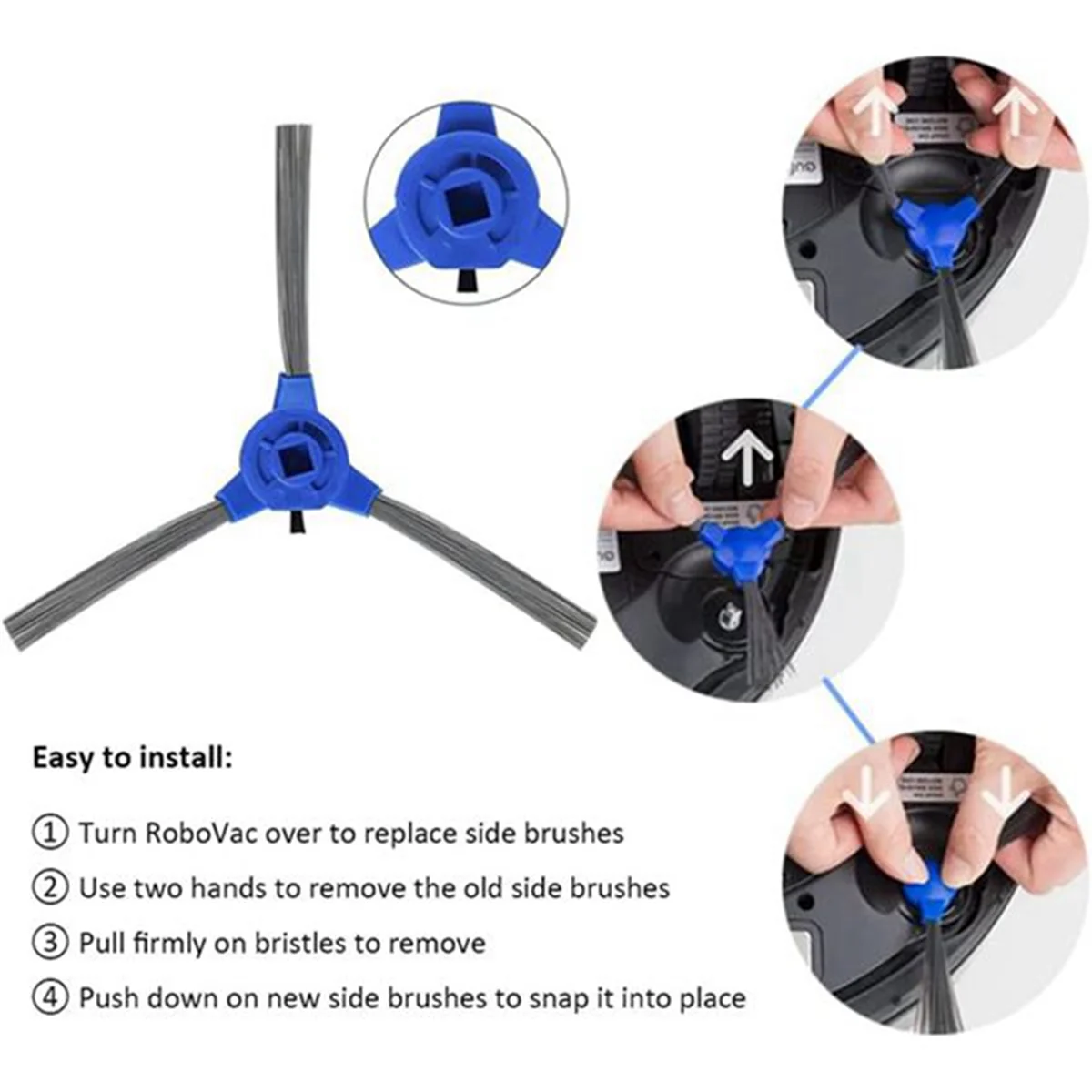ABKR для Eufy Robovac Clean G35 + G40 + G40, гибридный робот-пылесос, основная боковая щетка, фильтр Hepa, мешки для пыли, запасные части