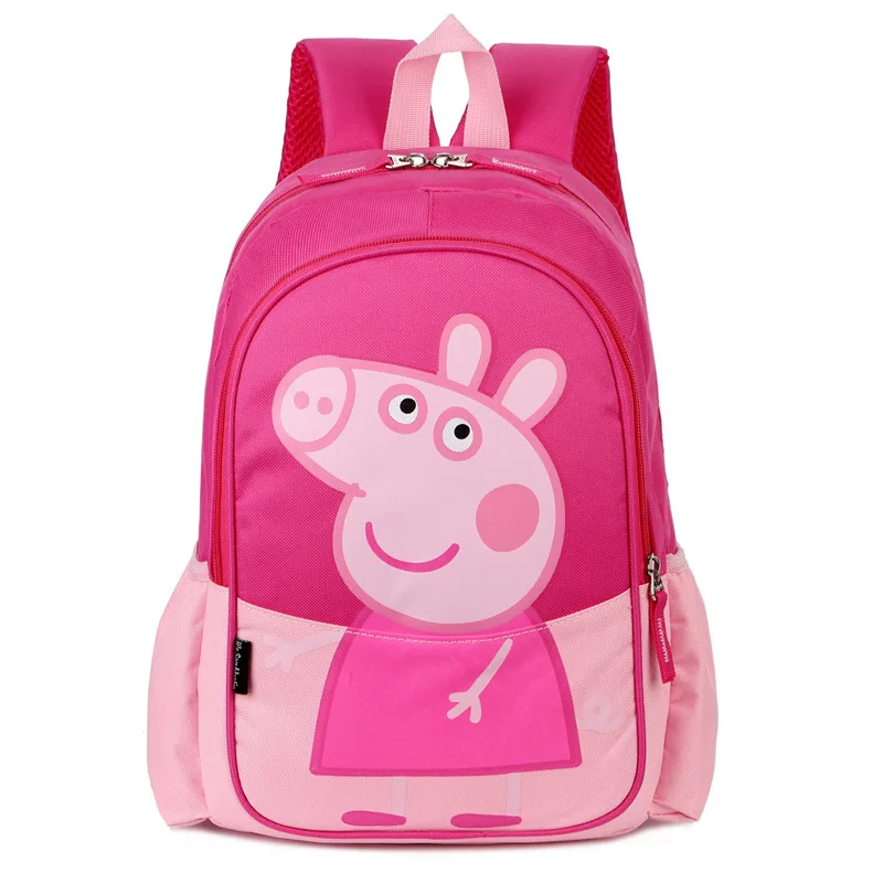 Peppa Pig Series Canvas Student Backpack George Anime Backpack as a Gift for Children