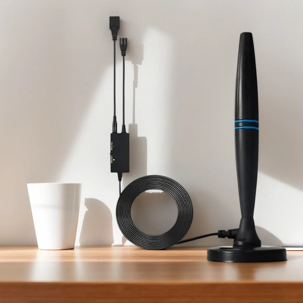 

​ ​ Внутренняя телевизионная антенна с усилителем — цифровой усилитель HD-сигнала дальнего действия 4K 1080P ​ ​