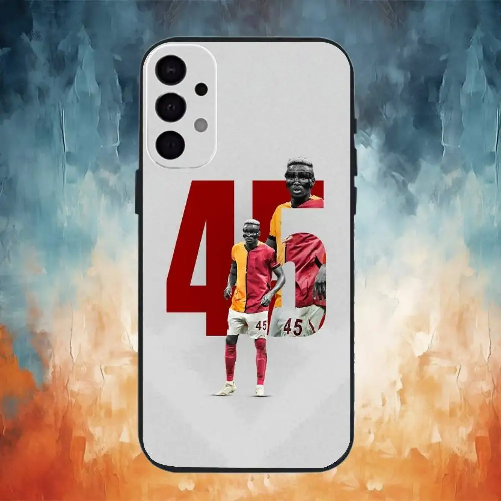 حافظة هاتف فيكتور أوسمين لكرة القدم لهاتف سامسونج S25، S24، S21، S22، S23، S30، Ultra، S20، Plus، Fe، Note، 10,9,5G غطاء أسود #5