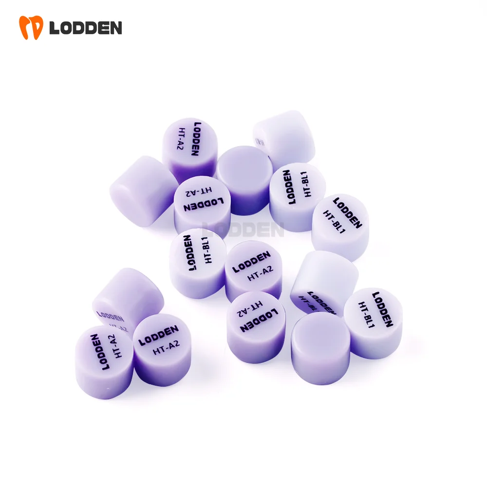 Lodden 10 Stück Pressbarren Dental Glas Keramikpresse Lithium-Disilikat Dentallabormaterialien