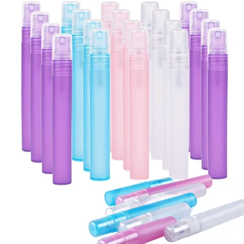Bouteilles de parfum portables en forme de stylo en plastique vide, 5 pièces, 3/5/8/10ML, flacon pulvérisateur de voyage, conteneurs d'atomiseur, bouteilles rechargeables