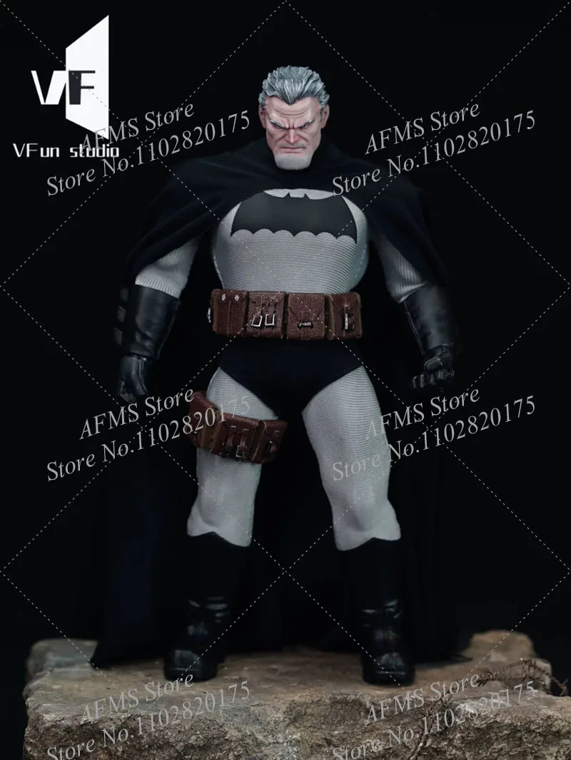 1/12 الرجال الجندي الخفافيش بطل حزام جلد طبيعي الساق معلقة معدات القتال الملحقات صالح 6 بوصة Mezco عمل الشكل الجسم