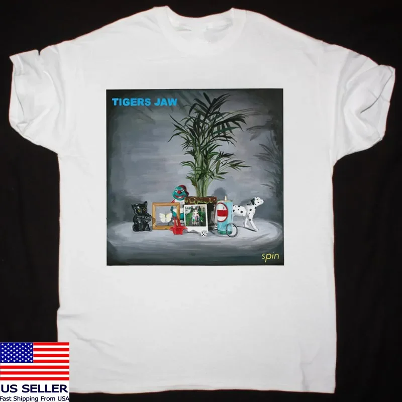 Tiger Jaw Band Spin Album White T SHIRT Full Size S-5XL SS856