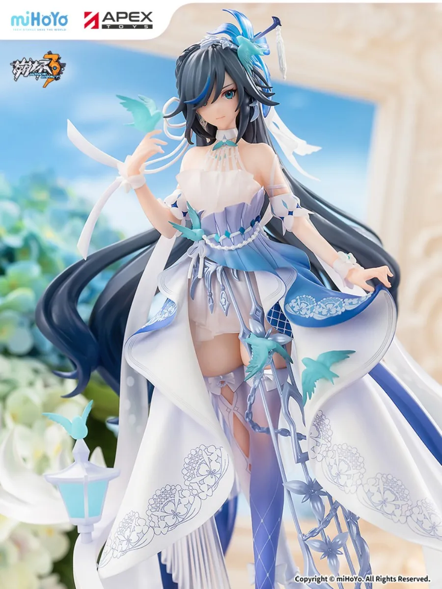 Original Apextoys Honkai Impact 3rd Fu Hua Cerulean Court Pvc Action Figure Model Doll Toys Decoration Model Birthday Gift