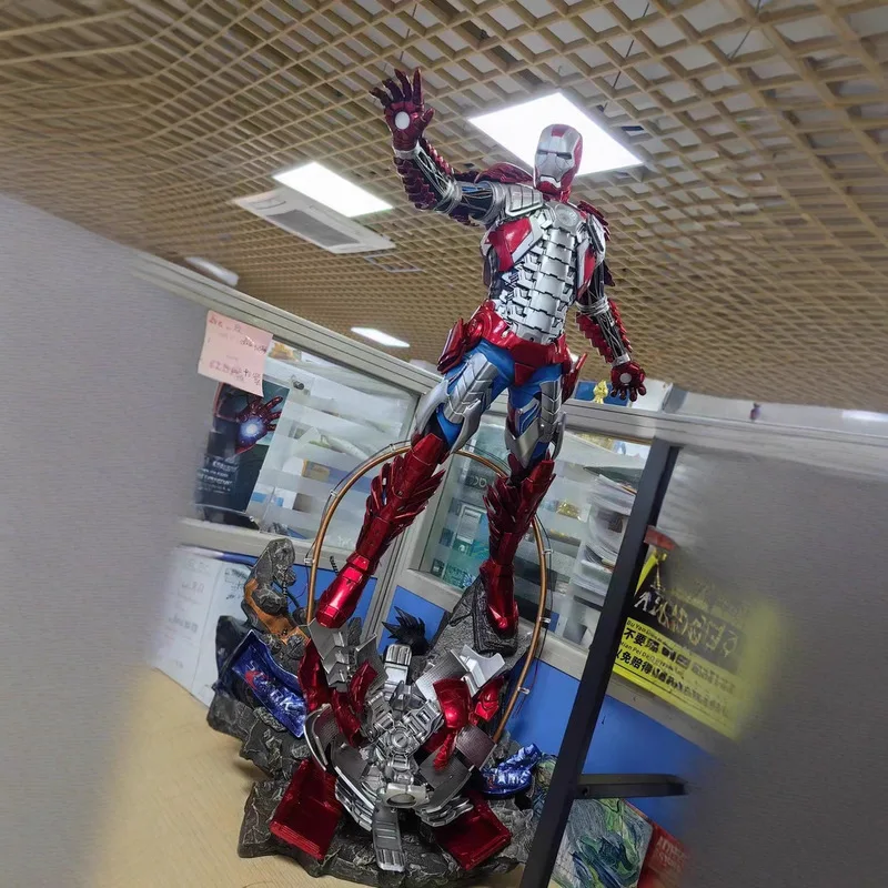 

Новинка в наличии Marvel Series 66 см 1/4 Железный человек Mk5 Мстители Высококачественная смола Gk Статуя Фигурка Модель-сюрприз Подарок для фанатов