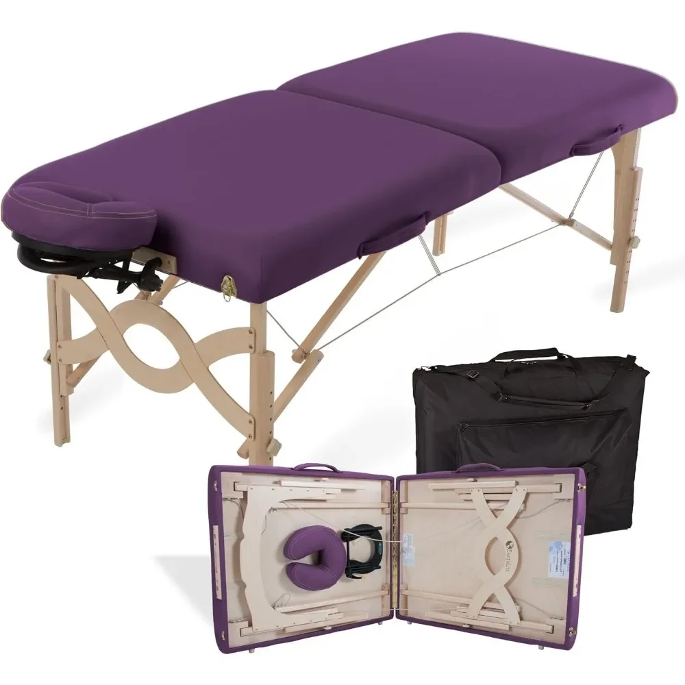 Ensemble de lit de massage portable, support facial de qualité supérieure, étui de transport, lits de massage portables, 30 po