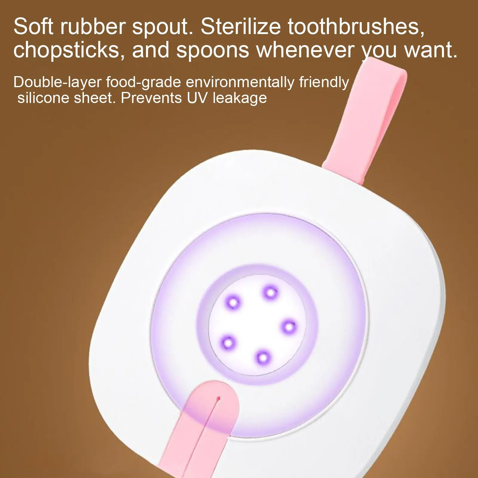 مصاصة معقم الأشعة فوق البنفسجية ضوء غطاء 7100mAh آلة معقم للزجاجات القدح كوب عضاضة أجزاء مضخة الثدي وعاء شوكة #4