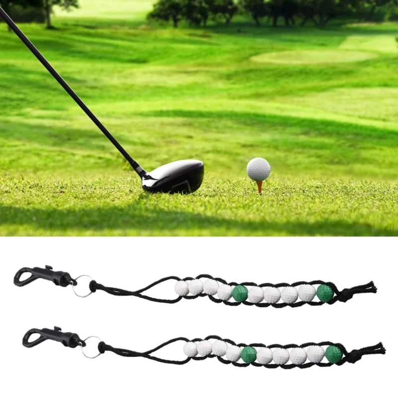 Contatore colpi golf Perline da golf Accessorio contatore punteggio da golf Contatore perline da golf