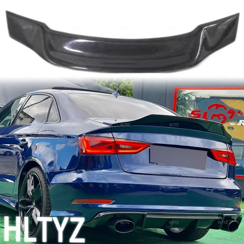 

Подходит для Audi A3 A3L 2014-2020 годов выпуска, карбоновый задний спойлер в стиле R, аэродинамический обвес, аксессуары для улучшения внешнего вида.