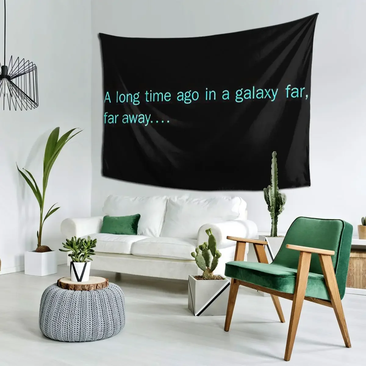 In A Galaxy Far Far Away Tapestry Art Wall Hanging Aesthetic Home Decoration Tapestries for Living Room Bedroom Dorm Room