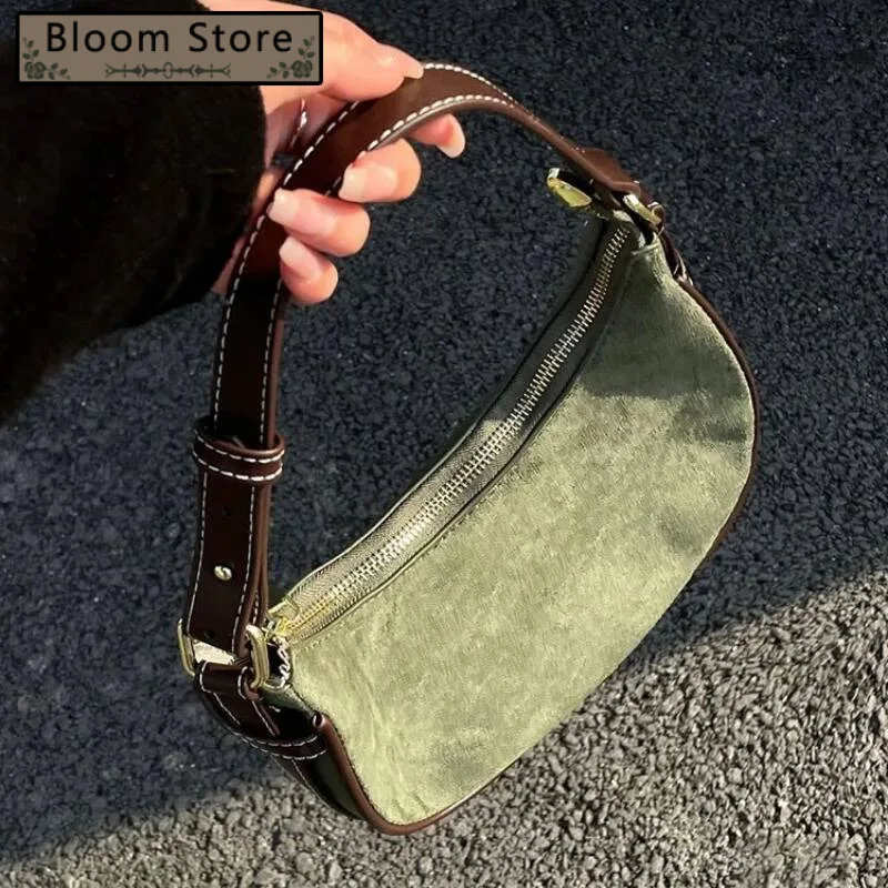 

Trendy Fashion Design Underarm Hobo Bag All Match Casual Shoulder Handbags Vintage Office Lady Top-Handle Bags Y2k Women