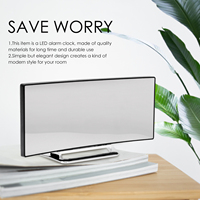 Large-screen LED Electronic Clock Premium USB Home Alarm Digital Bedroom Clocks for Bedrooms Number Multifunctional