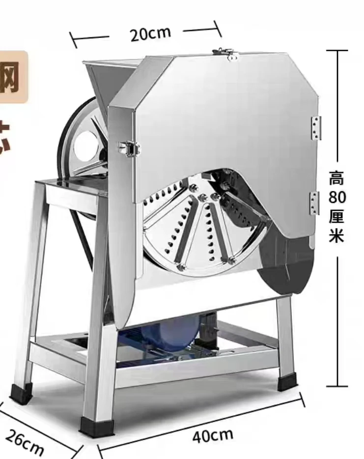 Profesjonalna krajalnica i kostkarka elektryczna 220V do ziemniaków i produktów piekarniczych