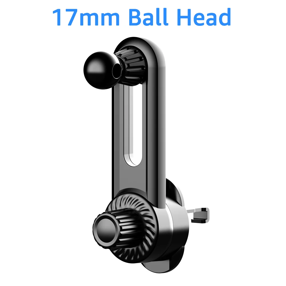 Auto-Lüftungsauslass Metallhakenklemme Upgrade 17mm Kugelkopfhalterung für Auto-Lüftungsclip-Halterung Auto-Handyhalter Zubehör – Detail 12