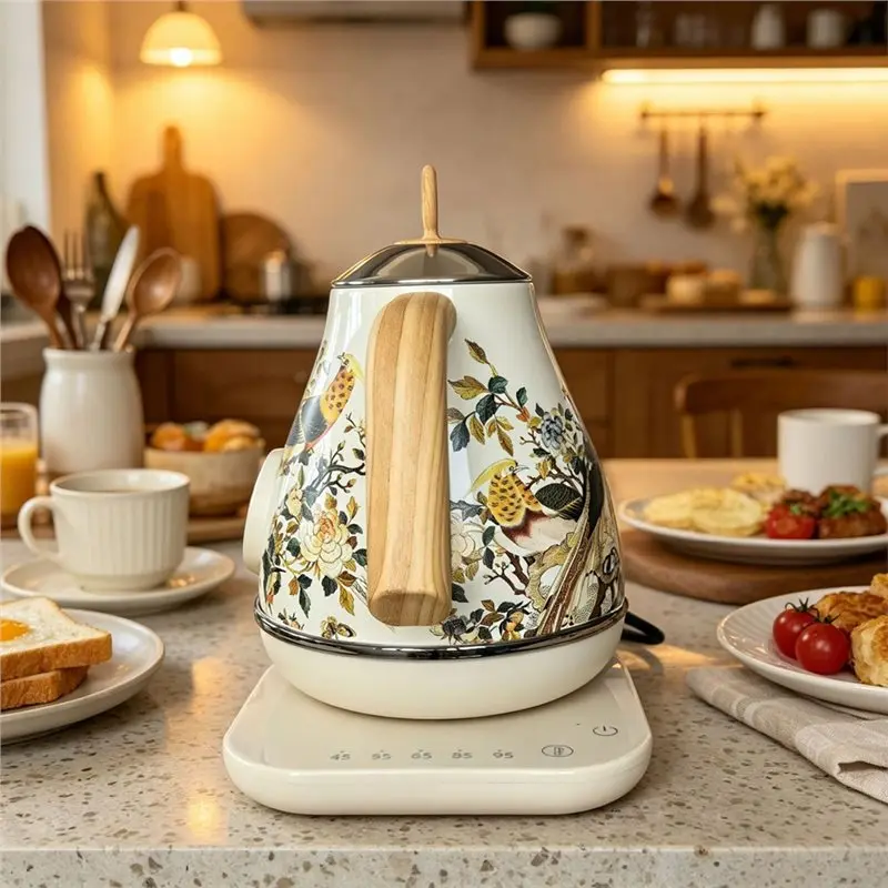 BBNV-1.7L Retro Electric Kettle Temperature Control EU Plug
