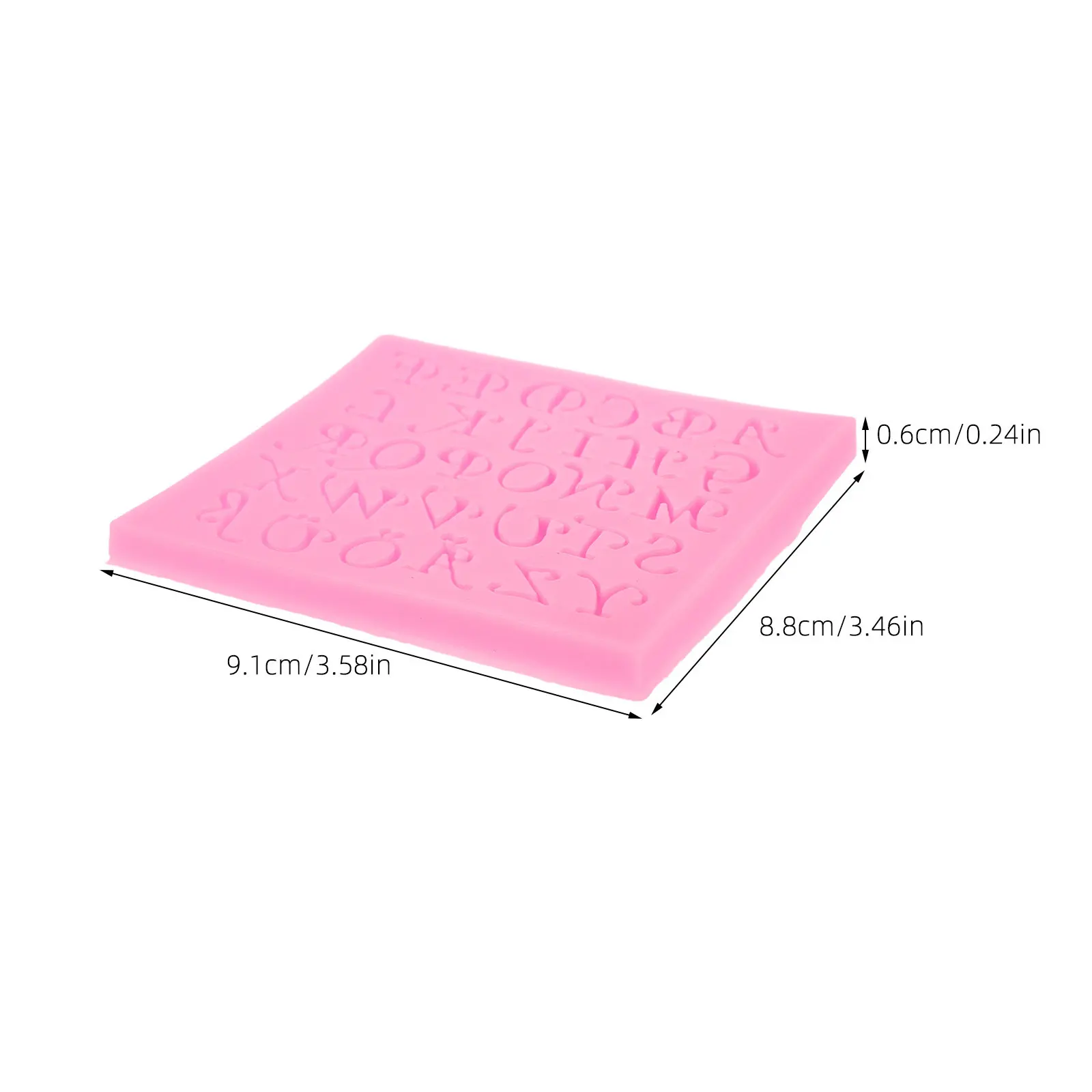 Food-Grade Letter Silicone Molds Alphabet for Fondant Chocolate Cookies Cakes Baking Decoration DIY Pastry Dessert view 3