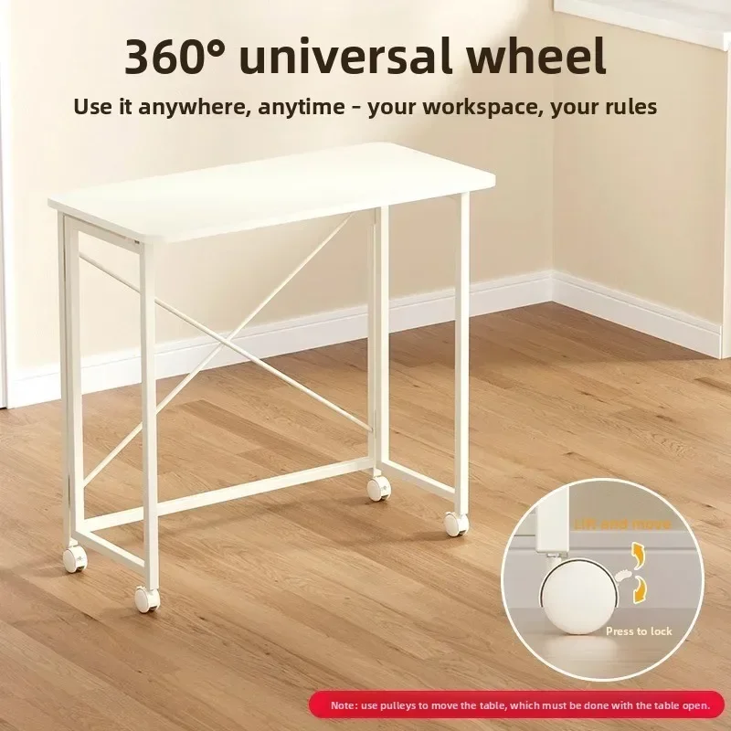 Foldable Computer Desk Portable Study Dining Table Multiuse Lightweight Home Office Collaborative Workspace Desk Table Table