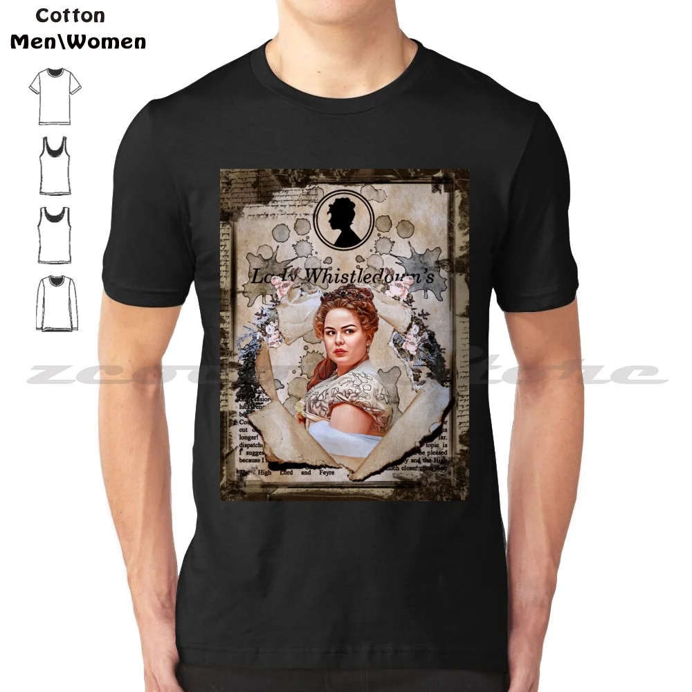 Penelope Featherington Series 100% Cotton Men And Women Soft Fashion T-Shirt Netflix Series Romance Kate Anthony Penelope Colin