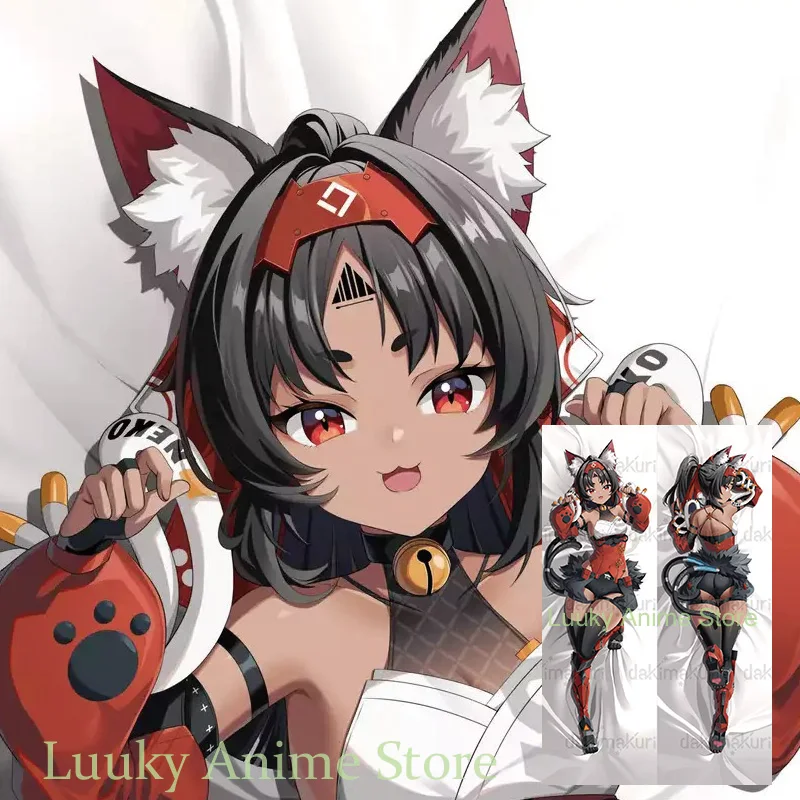 

Dakimakura Nekomiya Mana Nekomata ZZZ Anime Double Sided Print Life size Body Pillow Cover Pillowcase