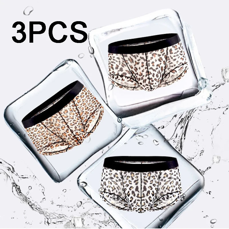 

Мужское нижнее белье с леопардовым принтом - это ультратонкое, дышащее, сексуальное, быстросохнущее, с плоскими углами, с низкой талией, сексуальное