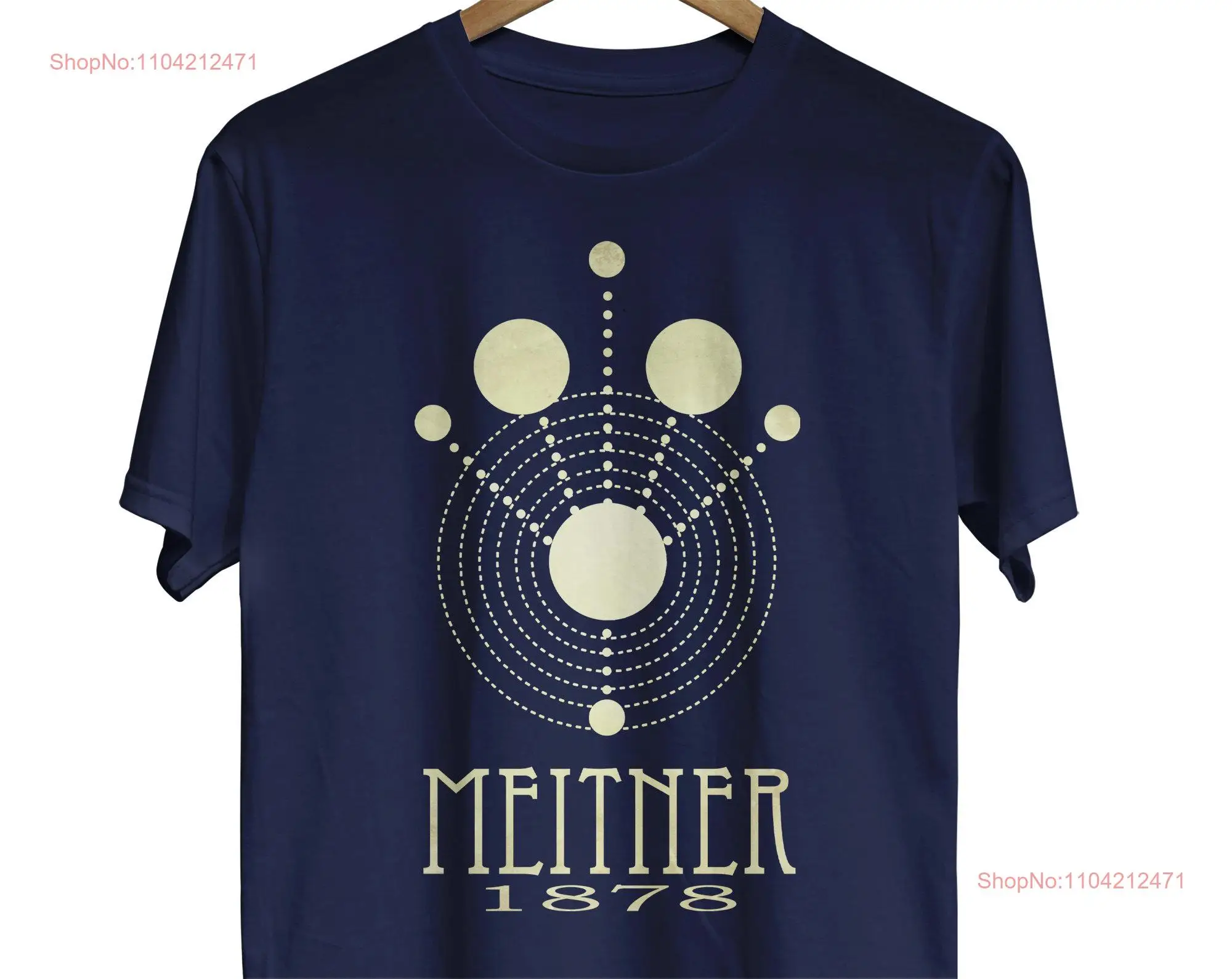 Meitner Science T Shirt Lise Nuclear Fission Diagram Physics Rock Star ScientisT Female Physicist Women in STEM