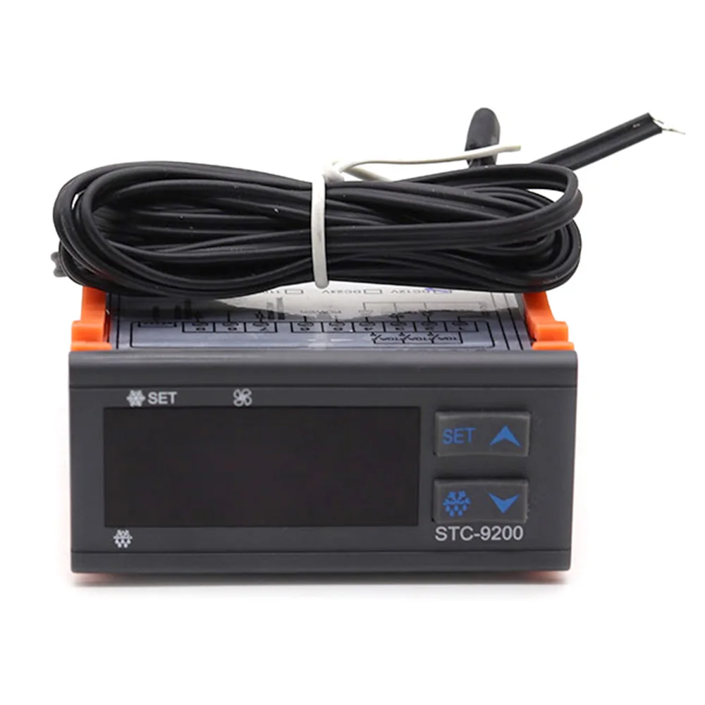 

Цифровой регулятор температуры STC-9200 10A, термометр, датчик, терморегулятор, термостат, инкубатор 12 В, 24 В, 110 В, 220 В